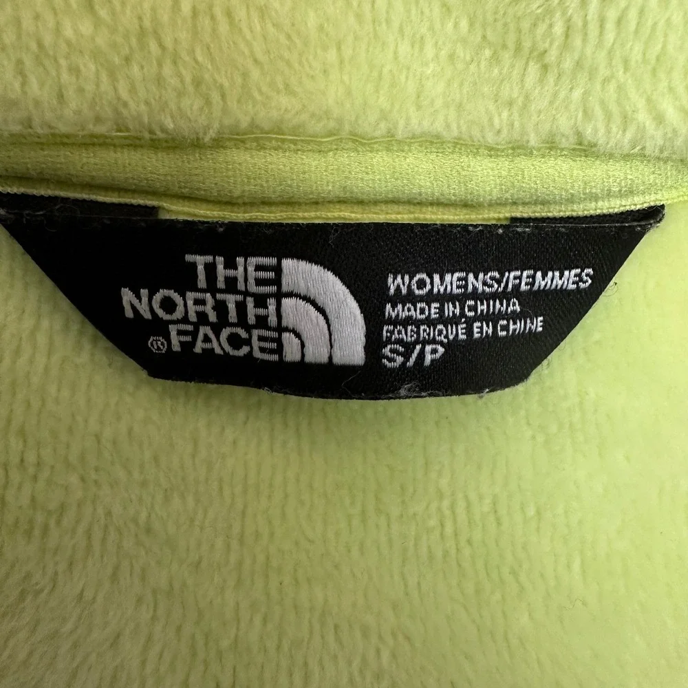 The North Face Jacket Women's‎ Small Lime Green Highanddry Fleece Liner Full Zip